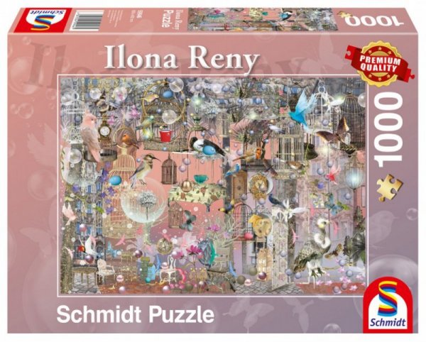 Schmidt Puzzle 1000 elementów ILONA RENY Różowe piękno