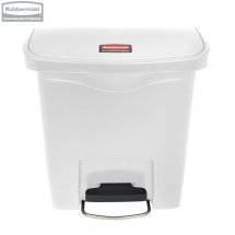 Kosz Slim Jim® Step-On 15L Resin Containers white