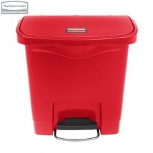 Kosz Slim Jim® Step-On 15L Resin Containers red