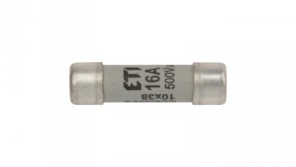 Wkładka bezpiecznikowa cylindryczna 10x38mm 16A gL 500V HPC 013316
