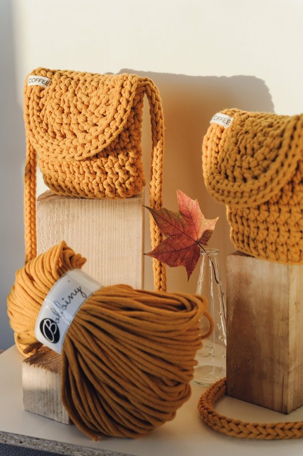 Instrukcja szydełkowania torebki ze sznurka bawełnianego „krok po kroku” e-wersja