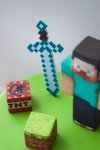 Figurka do dekoracji tortu TNT MINECRAFT