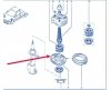 NEUF Rondelle de ressort de suspension avant Renault ESPACE III LAGUNA I , 7700822908