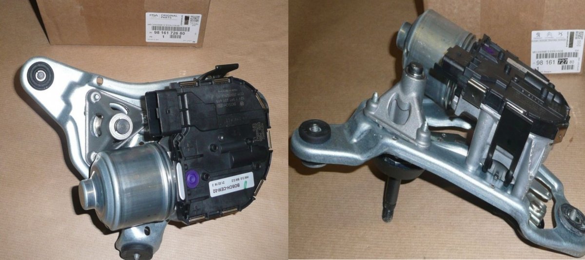 ORIGINAL satz Peugeot Wischermotor Frontwischermotor 508 vorne links