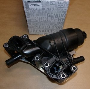 ORIGINAL Ölkühler Filter Gehäuse  Renault Megane Scenic MK3 MK4 1.6 DCI 2011- , 152085948R