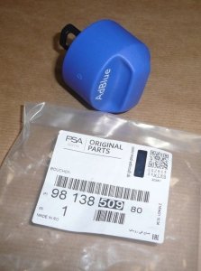 AdBlue Verschluss Tankdeckel Citroen C4 C5 Peugeot 3008 308 5008 508 , 9813850980