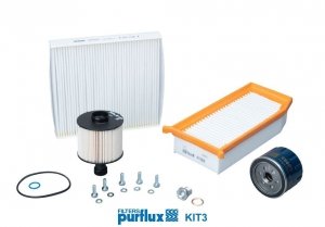 Inspektionspaket Filtersatz PURFLUX Renault CAPTUR 1.5 DCI PUR A1569 PUR C826 PUR AH405 PUR LS933