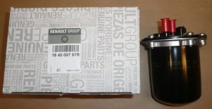 ORIGINAL Dacia Renault Dieselfilter Lodgy Dokker Kangoo Clio Captur 1.5DCI 12- 116mm , 164000797R , 164008457R , C826