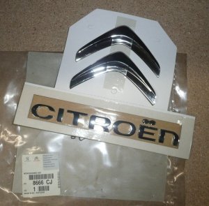 ORIGINAL Emblem Logo Emblem Hinten Citroen C3 C4 C5 Picasso , 8666CJ