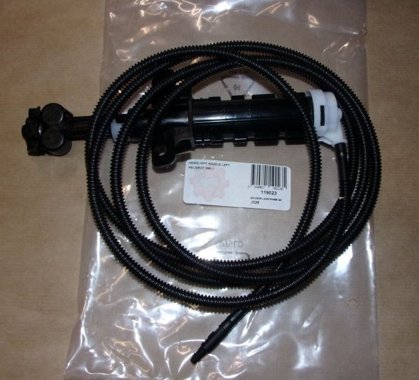 Waschwasserdüse, Scheinwerferreinigung Peugeot  308 II links , 9677771680