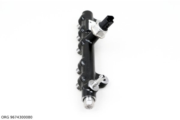 Original Einspritzleiste Kraftstoffverteiler inkl.Dieselsensor Peugeot Citroen 2.0 BLUE HDI , 9674300080 , 94675G , 28285170