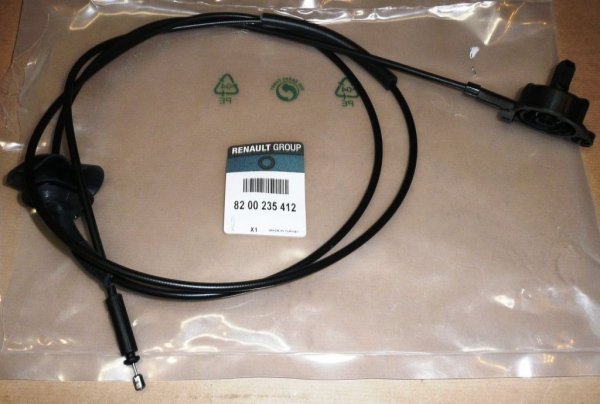 ORIGINAL Motorhauben Seilzug Schloss Vorne RENAULT KANGOO CLIO II 8200235412