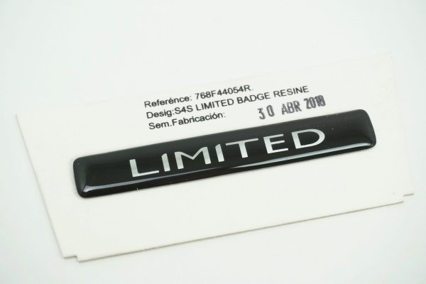 Originalteil Neu Emblem Logo Limited für Renault , 768F44054R