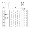 Korytko kablowe KCP50H60/3 N /3m/ 860205