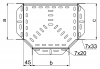 Trójnik korytka 100x80mm TKJ100H80 182510