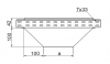 Trójnik korytka 200x42 TRJ200H42 147820