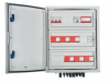 EM-1096_DCAC Rozdzielnica przył. DCAC hermetyczna IP66 EMITER z ogranicznikiem przepięć DC Dehn 1000V typu 1+2, 6 x łańcuch PV, 6 x MPPT // ogr. AC Dehn typ 1+2, 100A 3-F, FR 100A, syg. faz + gniazdko