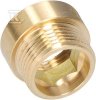 Przedłużka mosiężna 3/4 10 mm żółta
