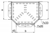 Trójnik korytka 200x42mm TKL200H42 142520