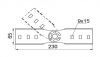 Łącznik przegubowy drabin LGCH60N 461301