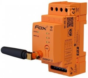 Monitor energii elektrycznej z wbudowaną anteną wewnętrzną WI-FI 3F+N WI-MEF3-OPTI-200 WI-MEF-3-OPTI-200