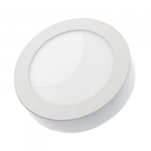 ALGINE ECO LED ROUND 230V 12W IP20 CW SUFITOWE biała ramka NATYNKOWA