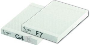 Zestaw filtrów G4/F7 do: X350/X425/X500 ( 495x186mm) 11VE50359