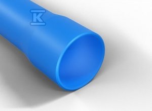 Rura gładkościenna w odcinkach, z kielichem, średnica 110mm QRG 110/5,5 niebieska /6m/