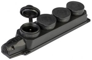 Listwa gumowa 4x230V IP44 ONNLINE .0373 F6