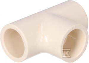 TRÓJNIK RÓWNOPRZEL KW/KW/KW 1/2  PVC-C