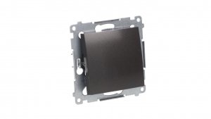 Simon 54 Przycisk pojedynczy, szybkozłącza, antracyt DP1.01/48