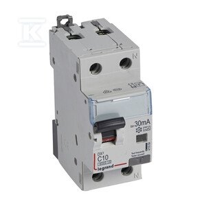 Wyłącznik różnicowonadprądowy P 312 2P C 10 A 30 mA typ A serii DX3 411059