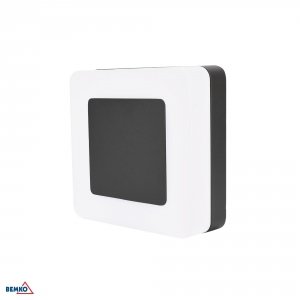 OPRAWA ELEWACYJNA VALIT 8W 3000K 640LM IP65 151X50X151MM KWADRATOWA GRAFIT