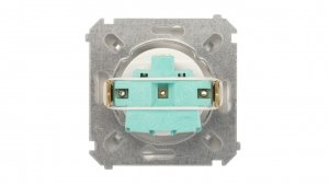 Simon Basic Gniazdo pojedyncze z/u 16A IP20 białe BMGZ1.01/11