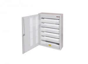 Rozdzielnica modułowa natynkowa 6x36 IP30 stalowa UNI SYSTEM 750-1050-250 M
