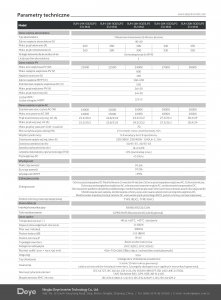 DEYE Falownik hybrydowy SUN-16K-SG05LP3-EU-SM2 3-fazowy (niskonapięciowy)