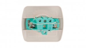 Simon Akord Gniazdo pojedyncze b/u 16A IP20 beżowe AG1e/12