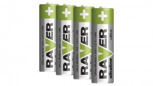 Bateria alkaliczna LR6 / AA 1,5V RAVER ULTRA B7921 /blister 4szt./