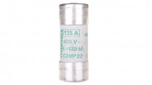 Wkładka bezpiecznikowa cylindryczna 22x58mm 125A aM 400V CH22P /z wybijakiem/ 006711054