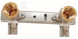 Płytka montażowa 150mm z kolankami press GW 16mm x 1/2 Onnline ZPL-150_ON