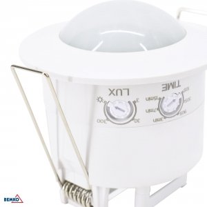 CZUJNIK RUCHU PIR 1200W 360* BIAŁY P/T