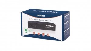 Switch Gigabit 5 portów RJ45 POE+, desktop