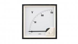 Amperomierz analogowy 48x48 I:IP65 A210:zakr.pom.25A MA16