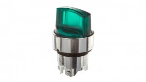 Głowica przełącznika sterowniczego 3-położeniowego 22mm zielona podświetlana IP69K ZB4BK1733
