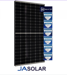 Moduł fotowoltaiczny Panel PV 505Wp Ja Solar JAM66S30-505/MR_BF  Deep Blue 3.0 Black Frame Czarna Rama /Paleta 36 szt/