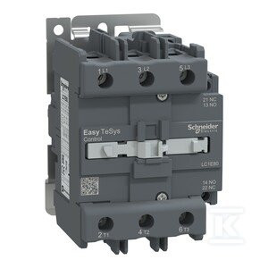 Stycznik mocy, Easy TeSys Control, AC-3, 80A, 3P(1NO 1NC), cewka 230V AC, 50/60Hz LC1E80P7