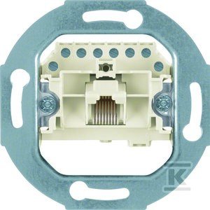 Mechanizm gniazda telefonicznego UAE pojedynczego (RJ11, RJ12, RJ45), kat. 3, One.Platforme 534538