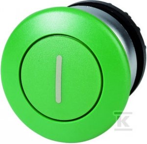 Przycisk M22-DP-G-X1 grzybkowy zielony z opisem 216722