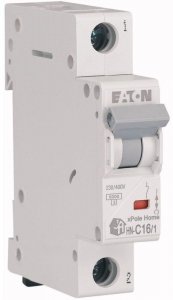 EATON WYŁĄCZNIK NADPRĄDOWY C 16A 1P 1M 6KA HN-C16/1