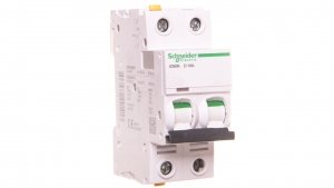 Wyłącznik nadprądowy 2P D 16A 6kA AC iC60N-D16-2 A9F05216